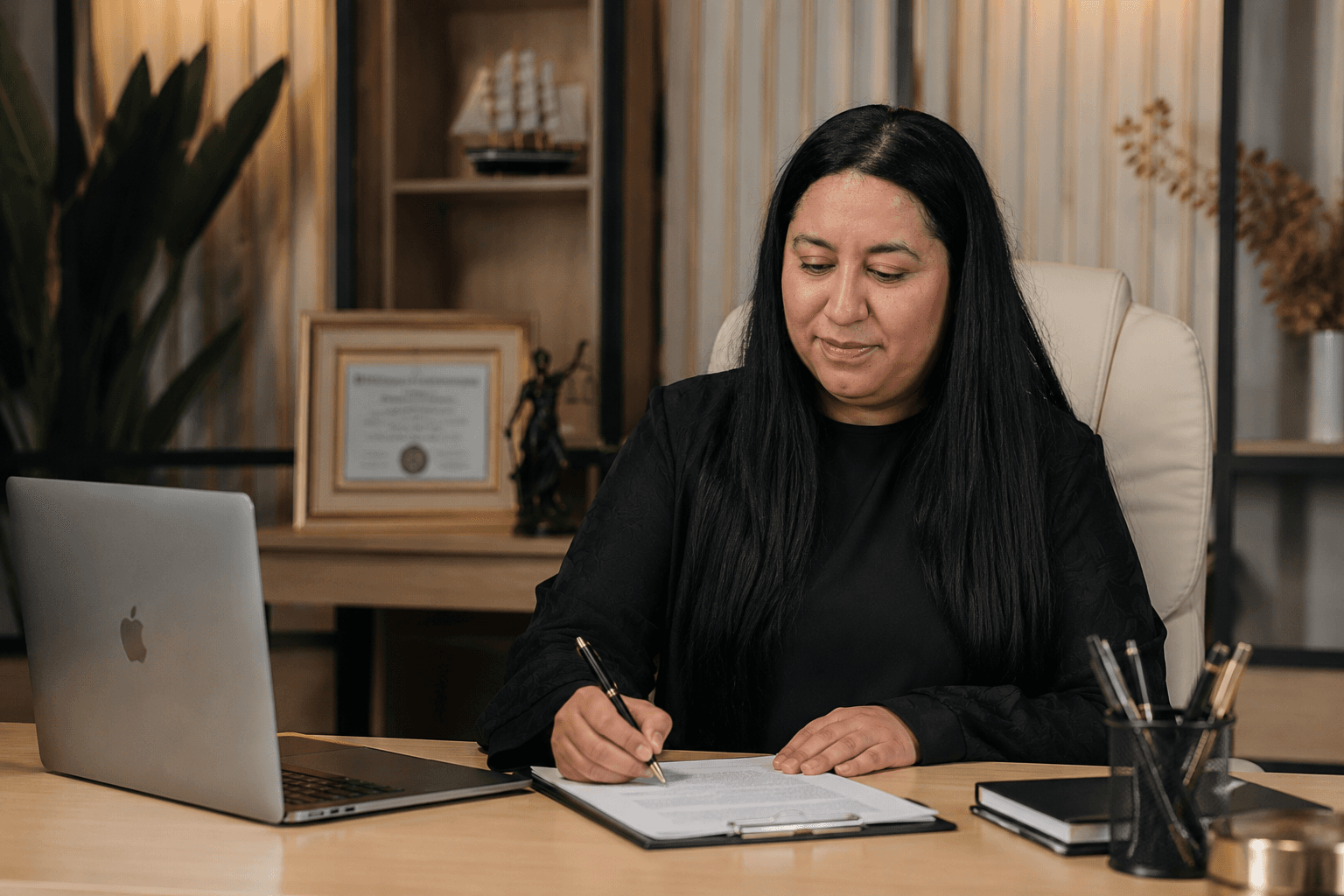 Mayte Garcia, a licensed Texas notary